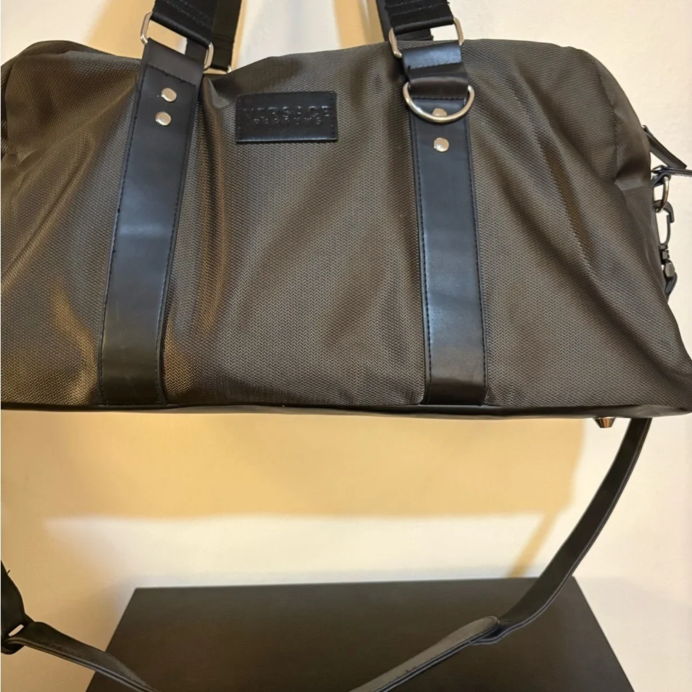 Versace ‎ Parfums Black Duffel Bag